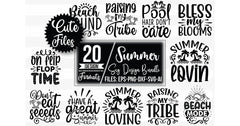 Summer SVG Bundle 10 - CraftNest - Digital Crafting and Art