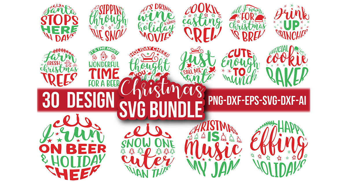 Christmas SVG Bundle 3 - CraftNest - Digital Crafting and Art