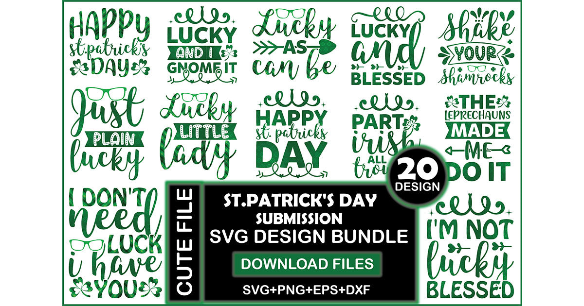 St Patrick's Day SVG Bundle - CraftNest - Digital Crafting and Art