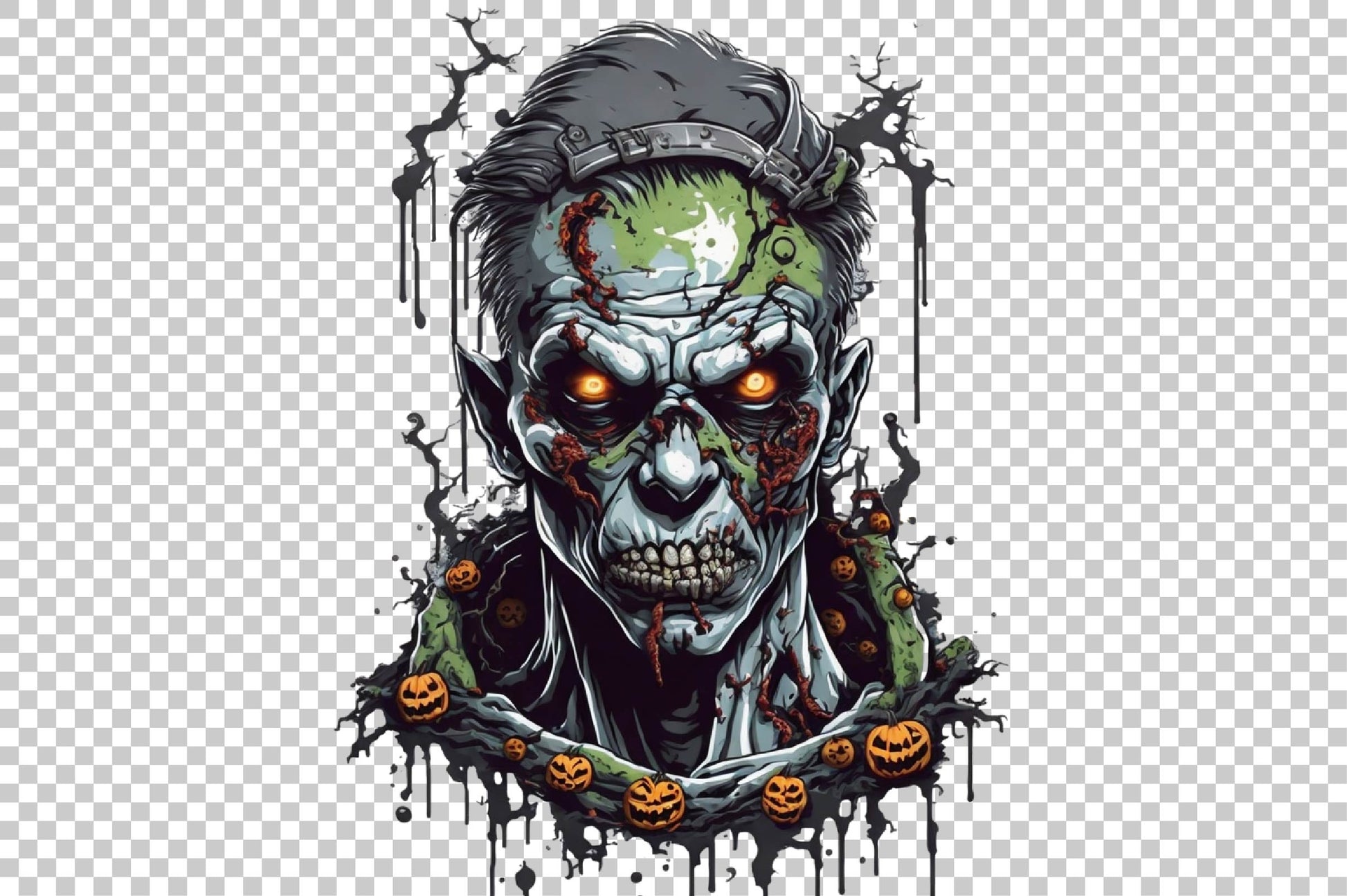 Terrible Zombie Clipart Bundle - CraftNest - Digital Crafting and Art