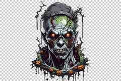 Terrible Zombie Clipart Bundle - CraftNest - Digital Crafting and Art