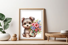 Cute Puppy Clipart Bundle 2 - CraftNest - Digital Crafting and Art