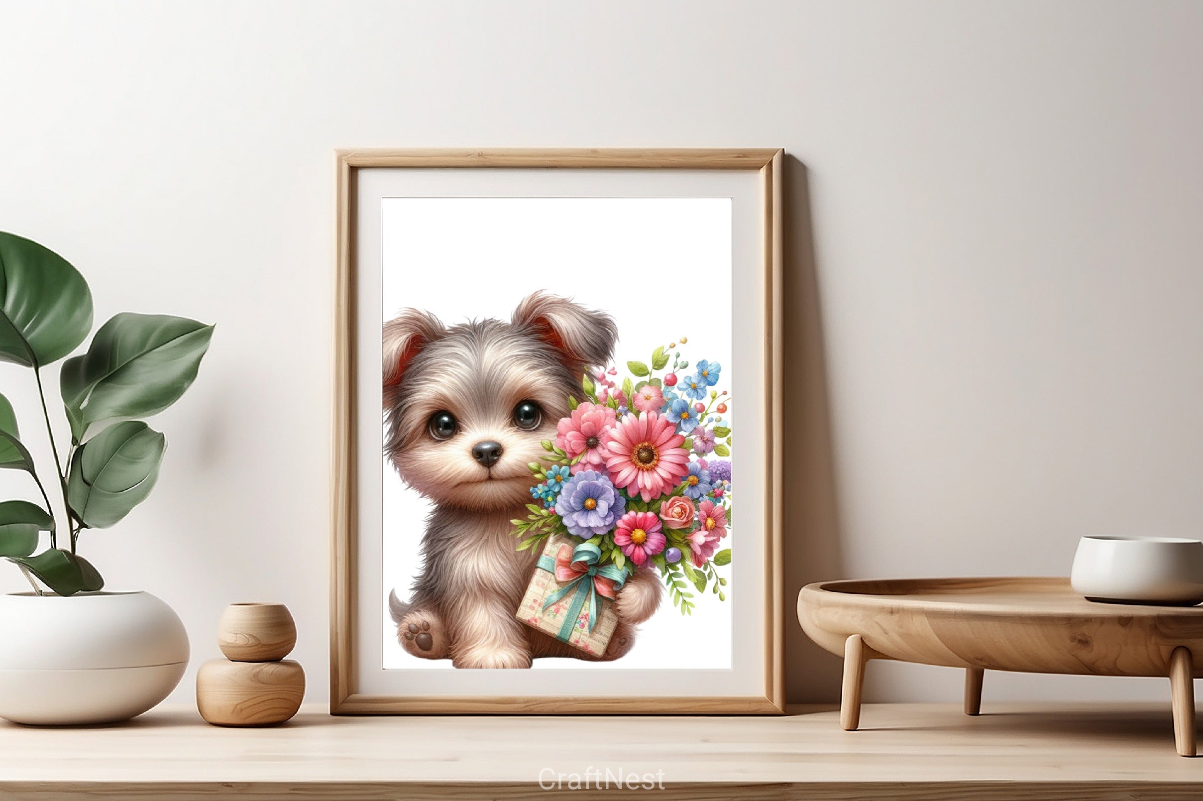 Cute Puppy Clipart Bundle 2 - CraftNest - Digital Crafting and Art