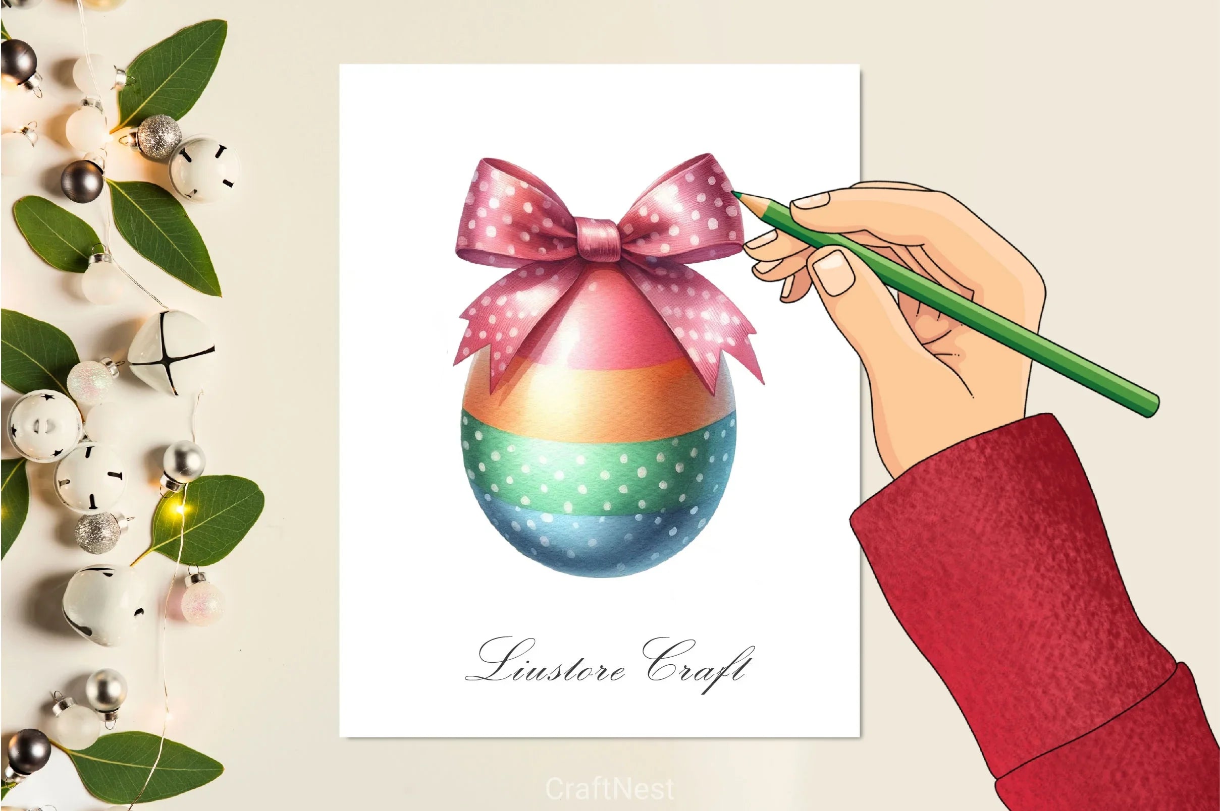 Easter Eggs Clipart Bundle 3 - CraftNest - Digital Crafting and Art