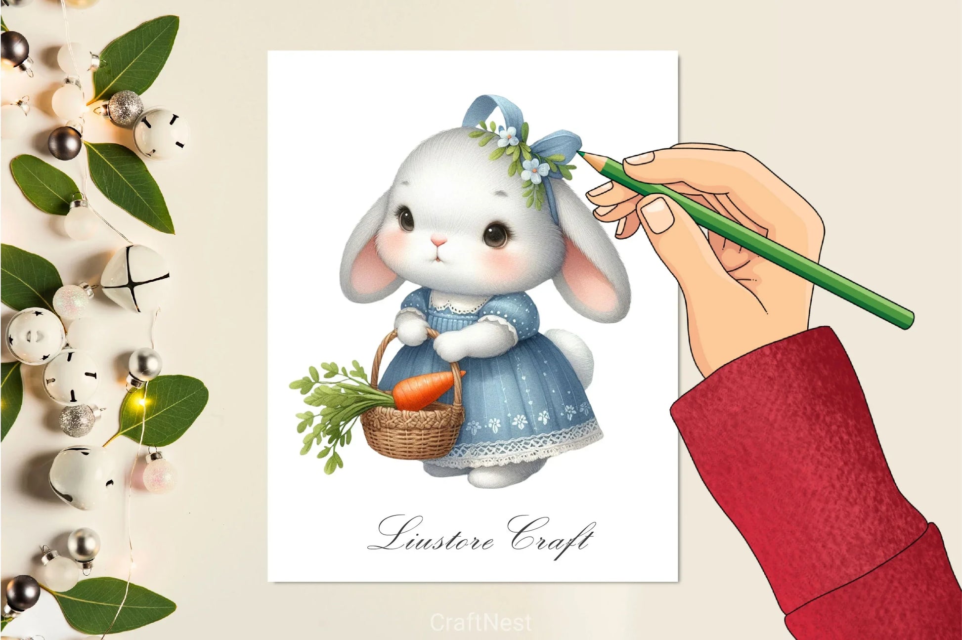 Easter Bunny Clipart Bundle 28 - CraftNest - Digital Crafting and Art