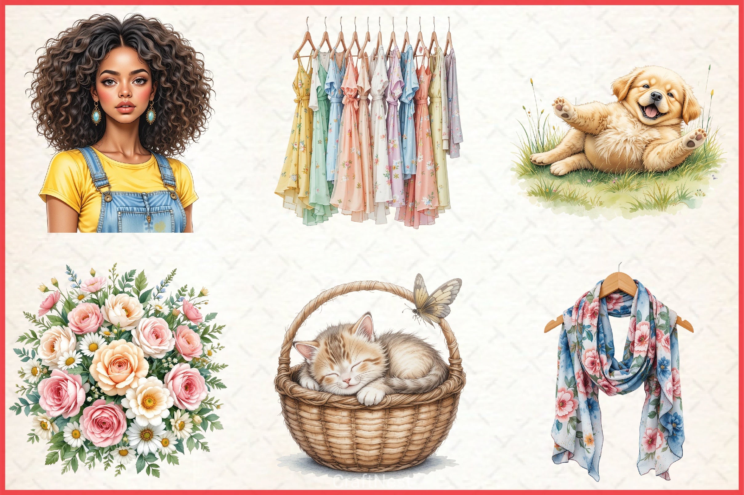 Spring & Summer Clipart Bundle - CraftNest - Digital Crafting and Art