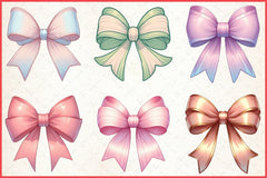 Coquette Bow Clipart Bundle 7 - CraftNest - Digital Crafting and Art
