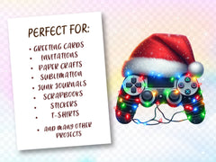 Christmas Game Controller Clipart Bundle - CraftNest - Digital Crafting and Art