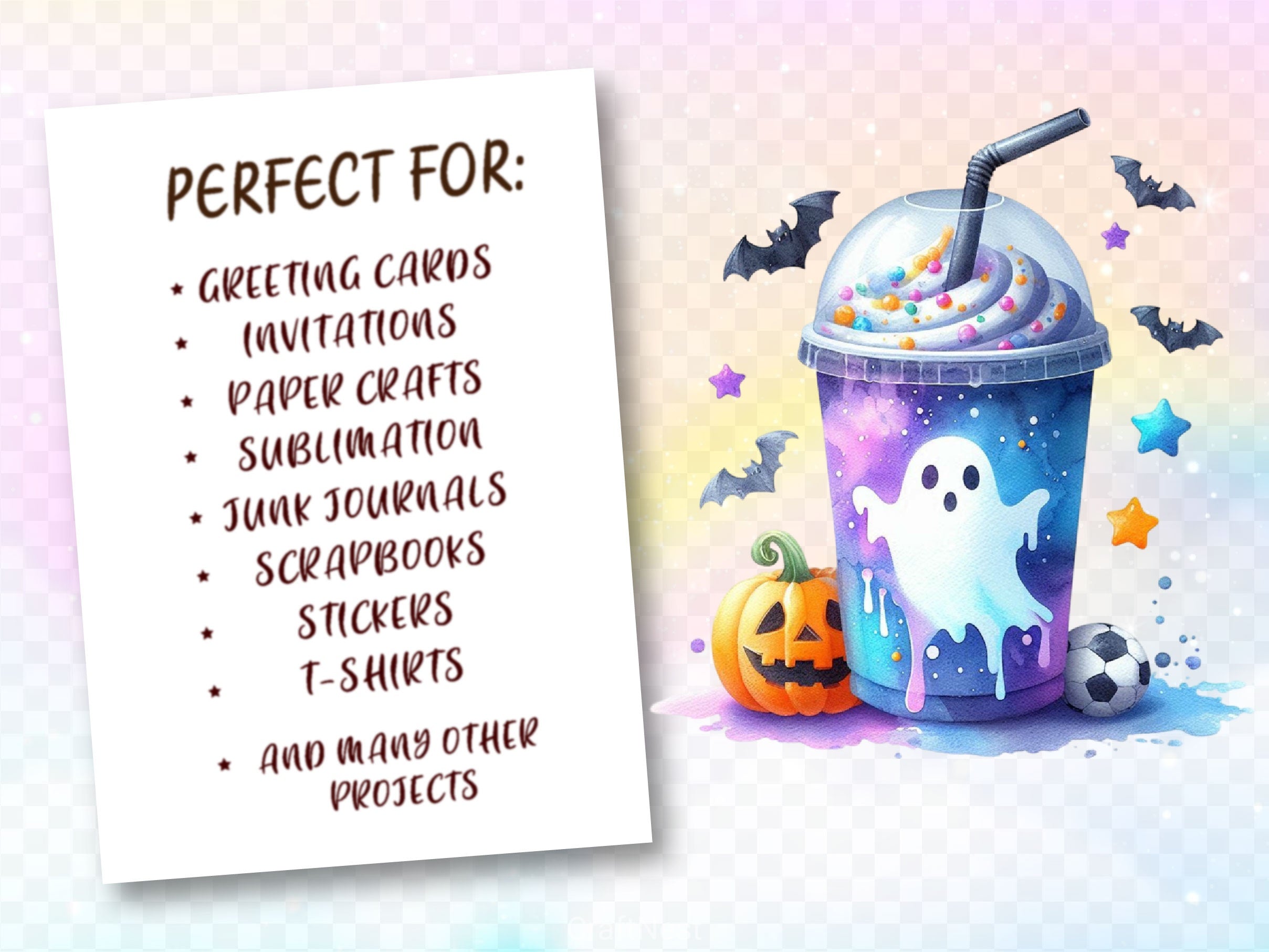 Halloween Coffee Cup Clipart Bundle 3 - CraftNest - Digital Crafting and Art