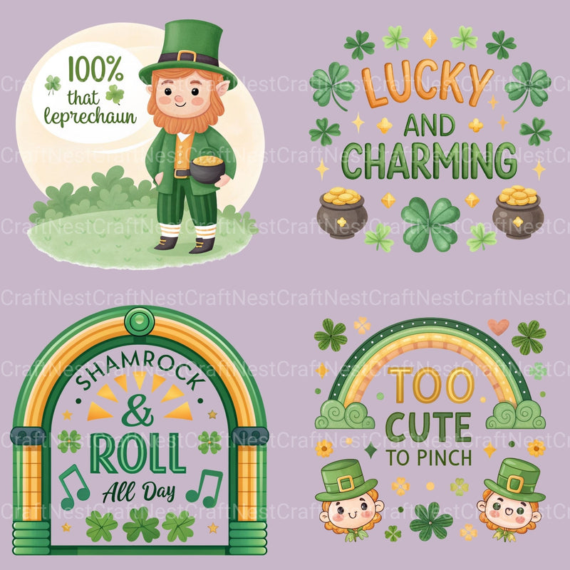 St Patricks Day Clipart Bundle 7 - CraftNest - Digital Crafting and Art