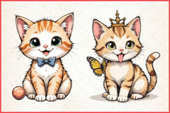 Funny Cats Clipart Bundle - CraftNest - Digital Crafting and Art