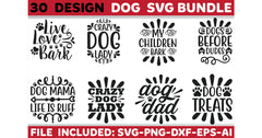 Dog SVG Bundle 5 - CraftNest - Digital Crafting and Art