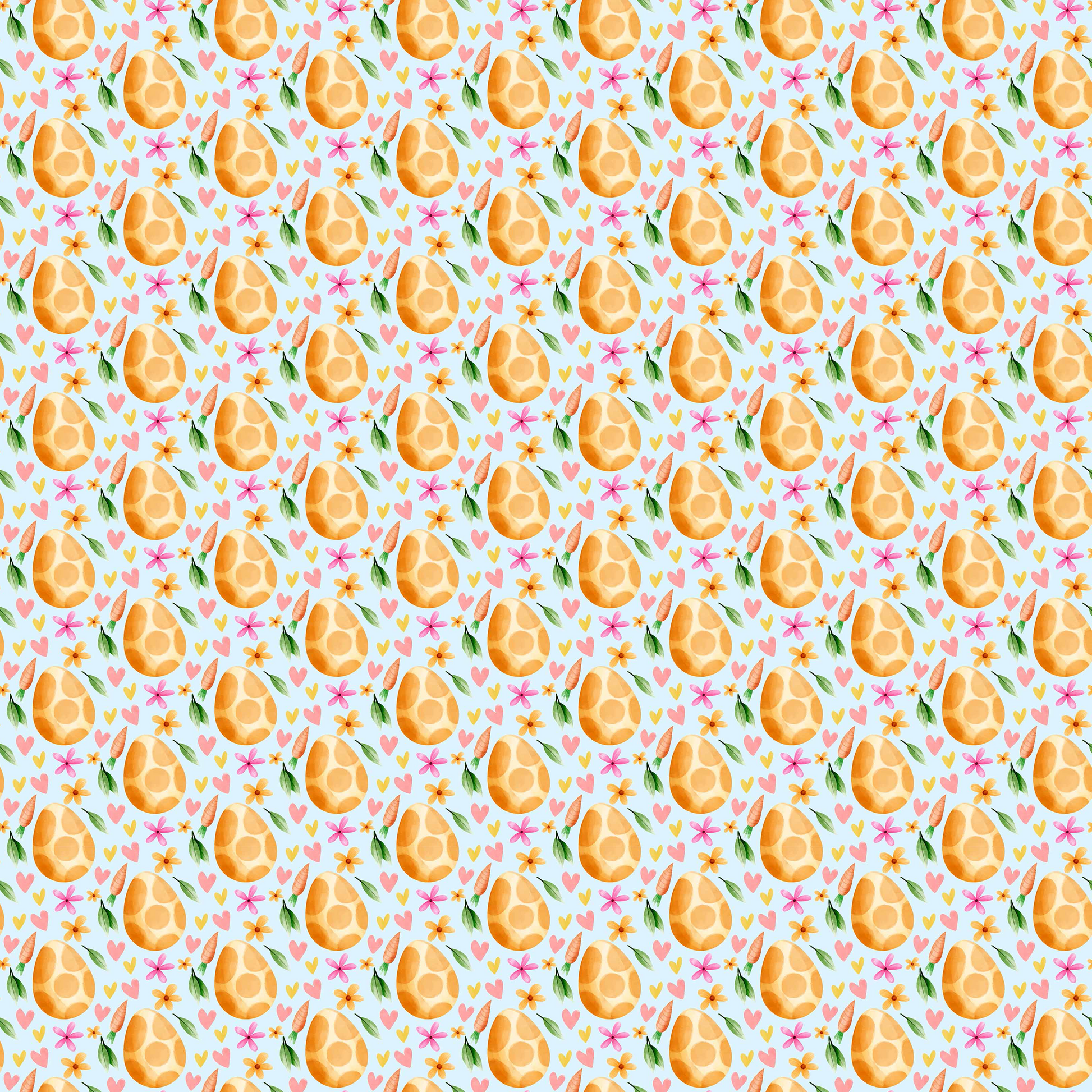 Watercolor Easter Seamless Digital Paper - CraftNest - Digital Crafting and Art