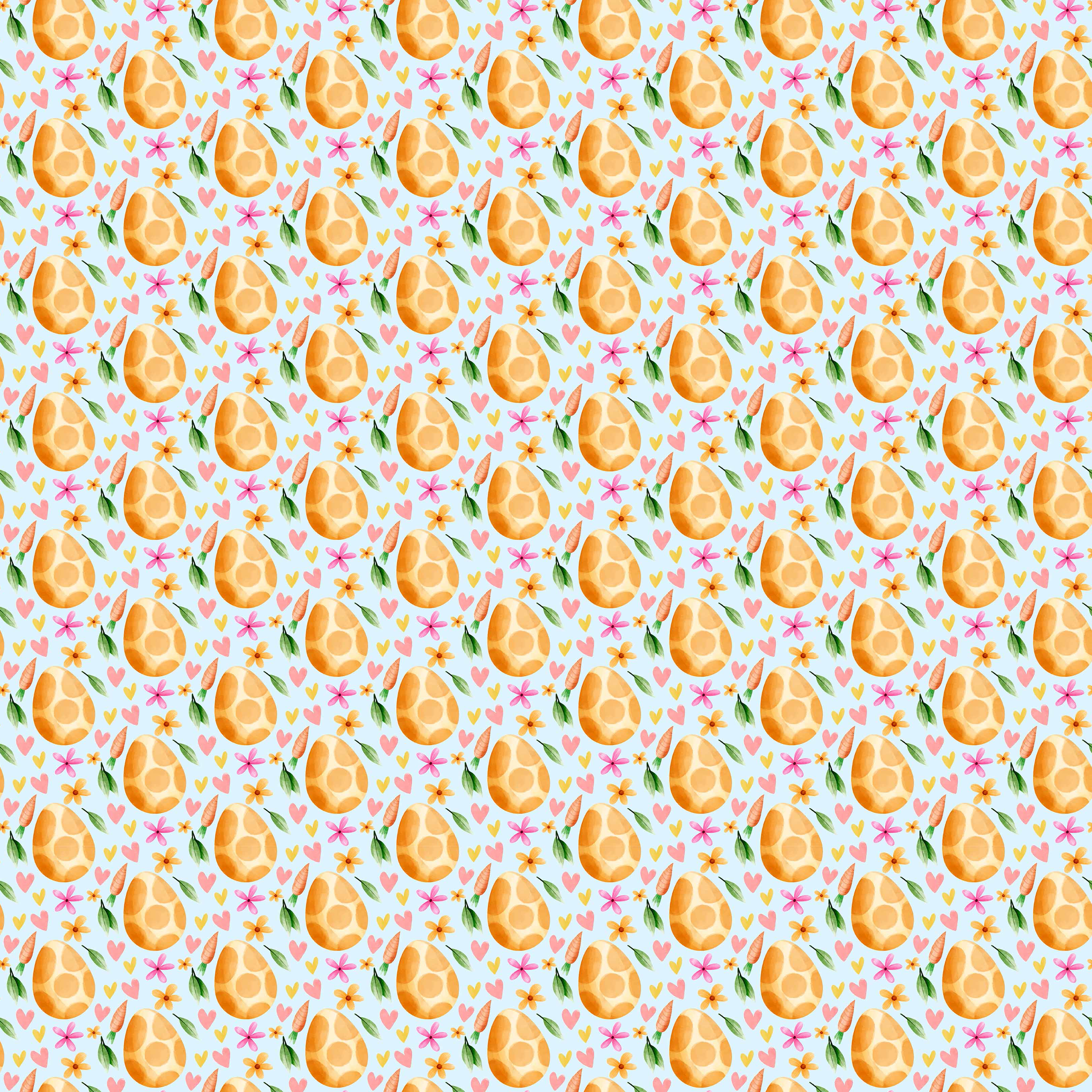 Watercolor Easter Seamless Digital Paper - CraftNest - Digital Crafting and Art