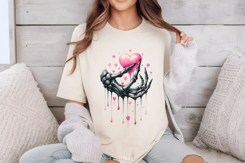 Valentine Skeleton Clipart Bundle - CraftNest - Digital Crafting and Art