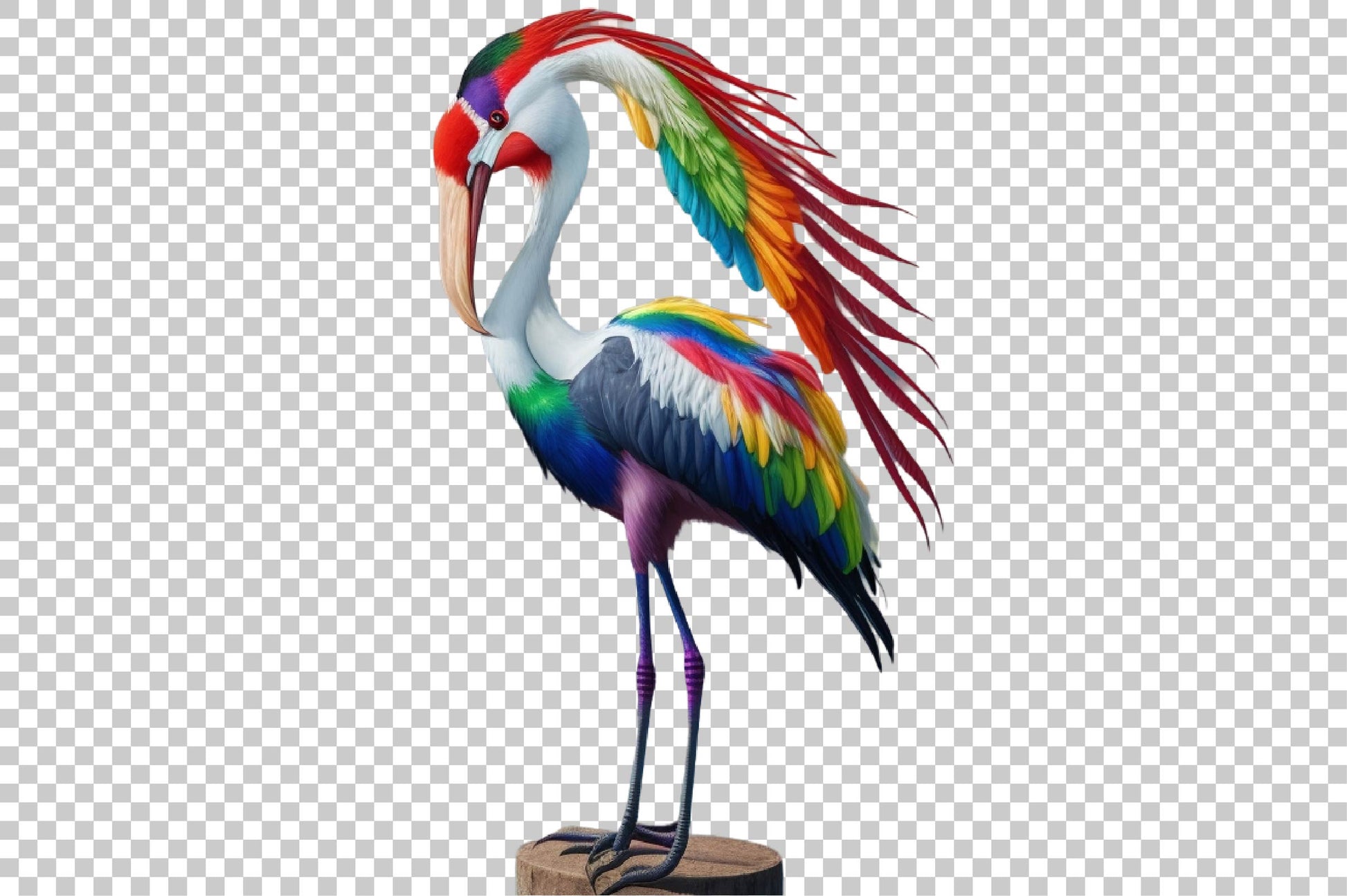 Rainbow Flamingo Clipart Bundle - CraftNest - Digital Crafting and Art