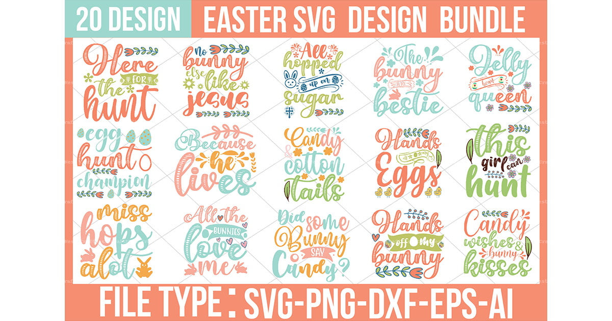 Easter Design SVG Bundle 1
