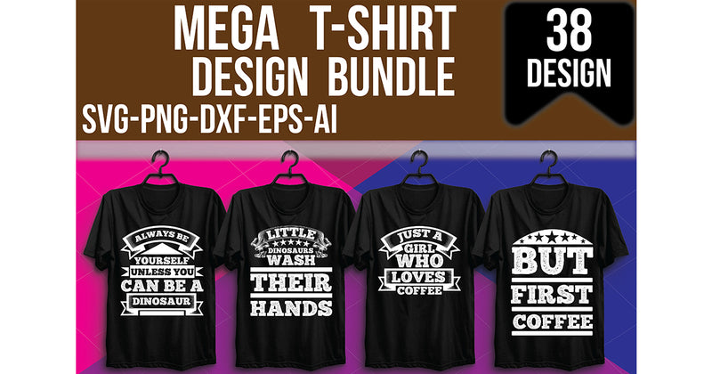 Mega T-Shirt Bundle - CraftNest - Digital Crafting and Art