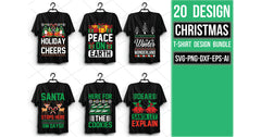 Christmas T Shirt Bundle 18 - CraftNest - Digital Crafting and Art