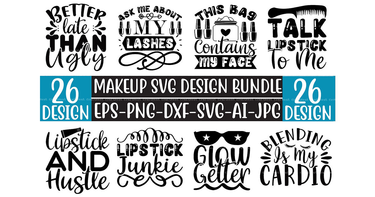 Makeup SVG Bundle for Creative Designs 1
