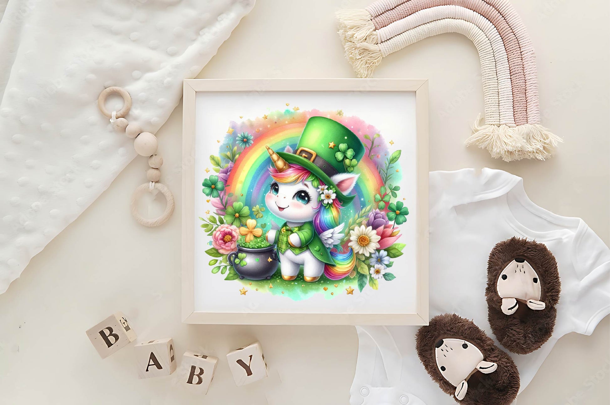 St Patricks Unicorn Clipart Bundle - CraftNest - Digital Crafting and Art