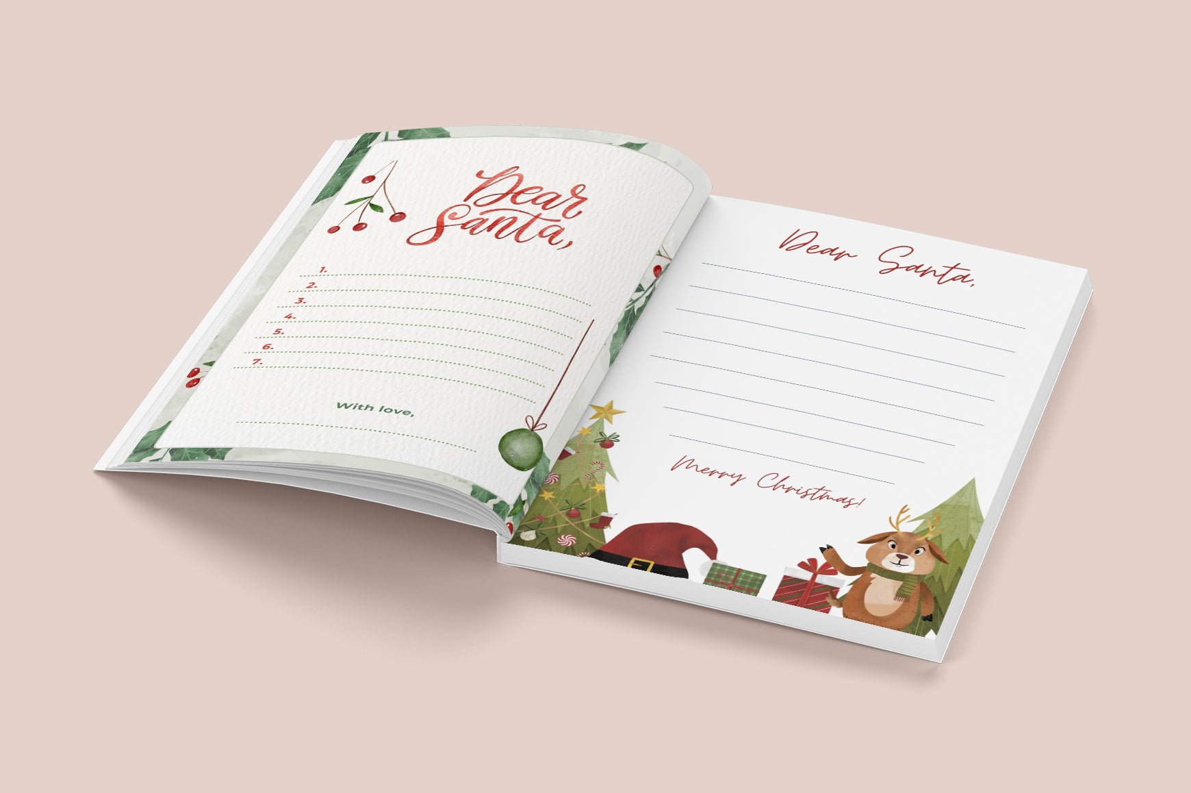 Mega Letter to Santa for Kids Planner