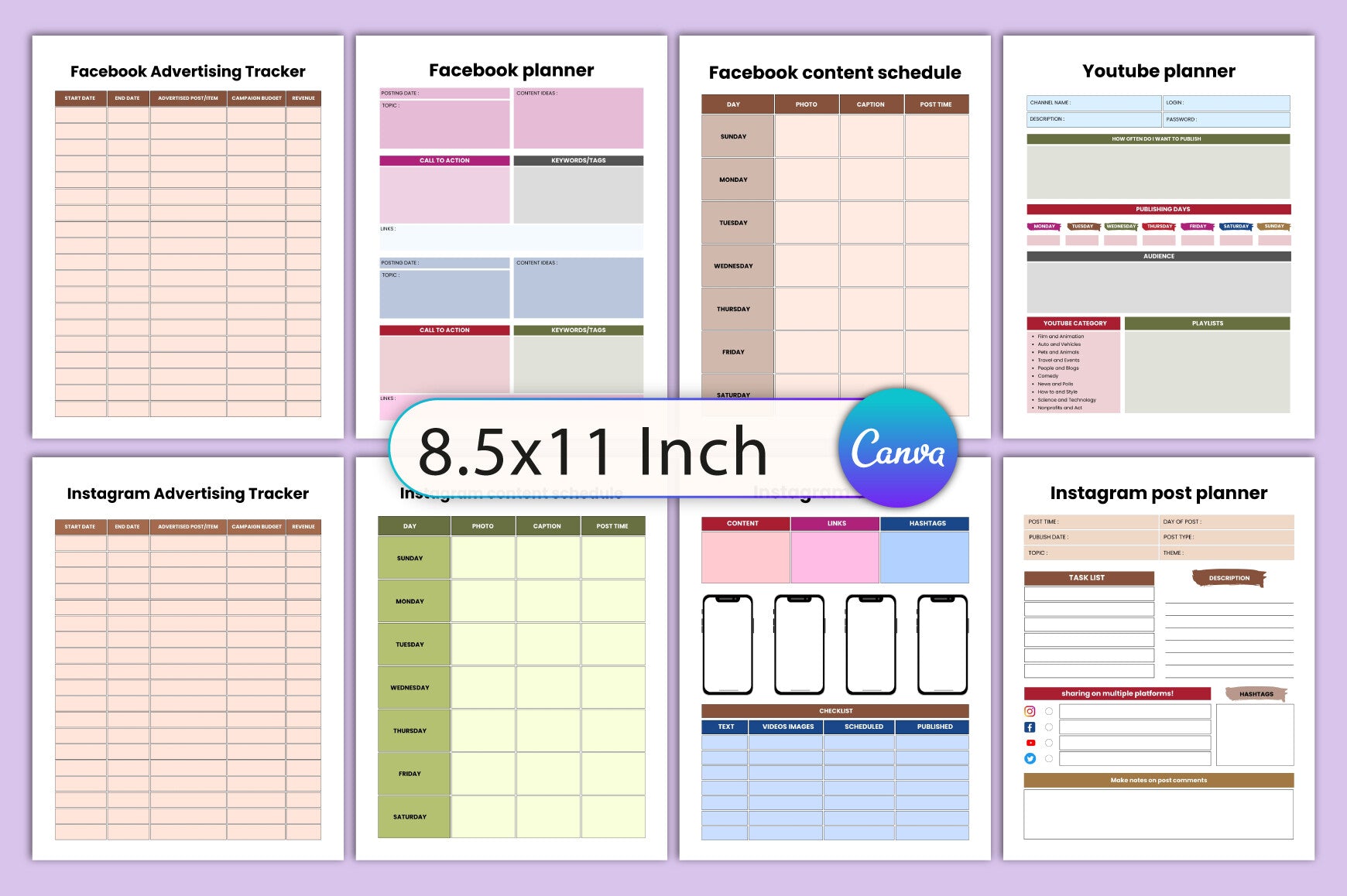 Soulful Content Creator Planner