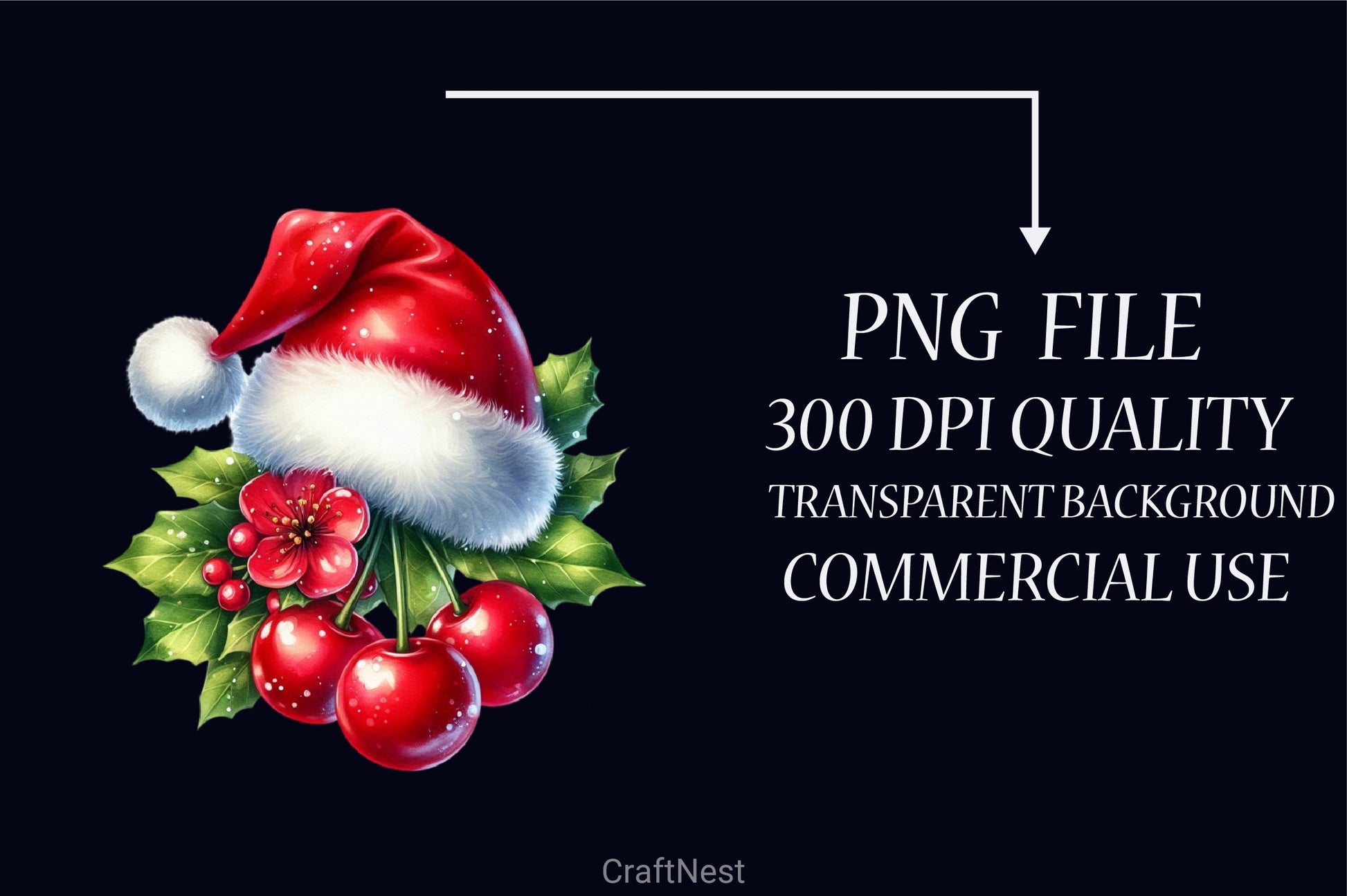 Christmas Fruit Clipart Bundle - CraftNest - Digital Crafting and Art