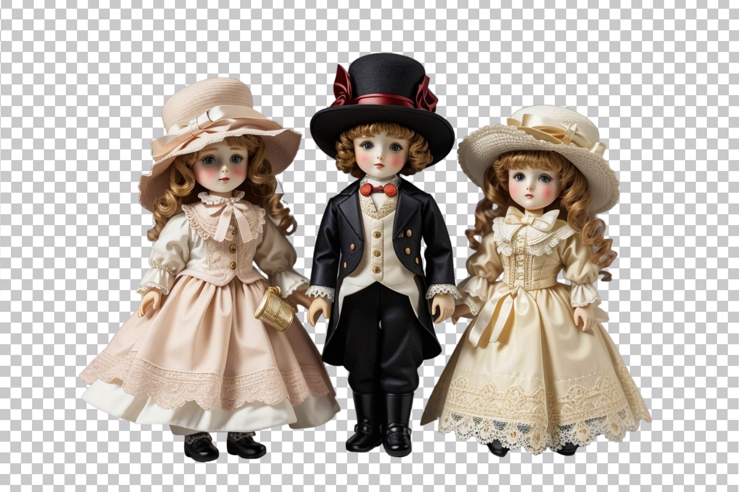 Victorian Doll Clipart Bundle - CraftNest - Digital Crafting and Art