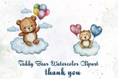 Teddy Bear Clipart Bundle 1 - CraftNest - Digital Crafting and Art
