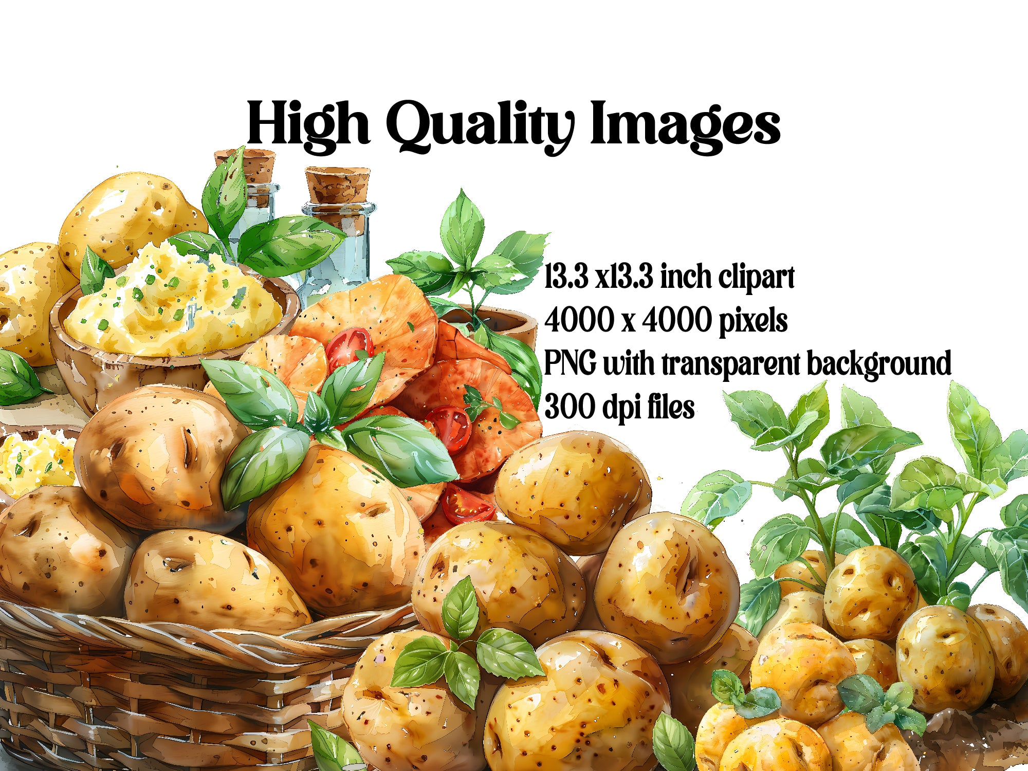 Potato Clipart - CraftNest - Digital Crafting and Art