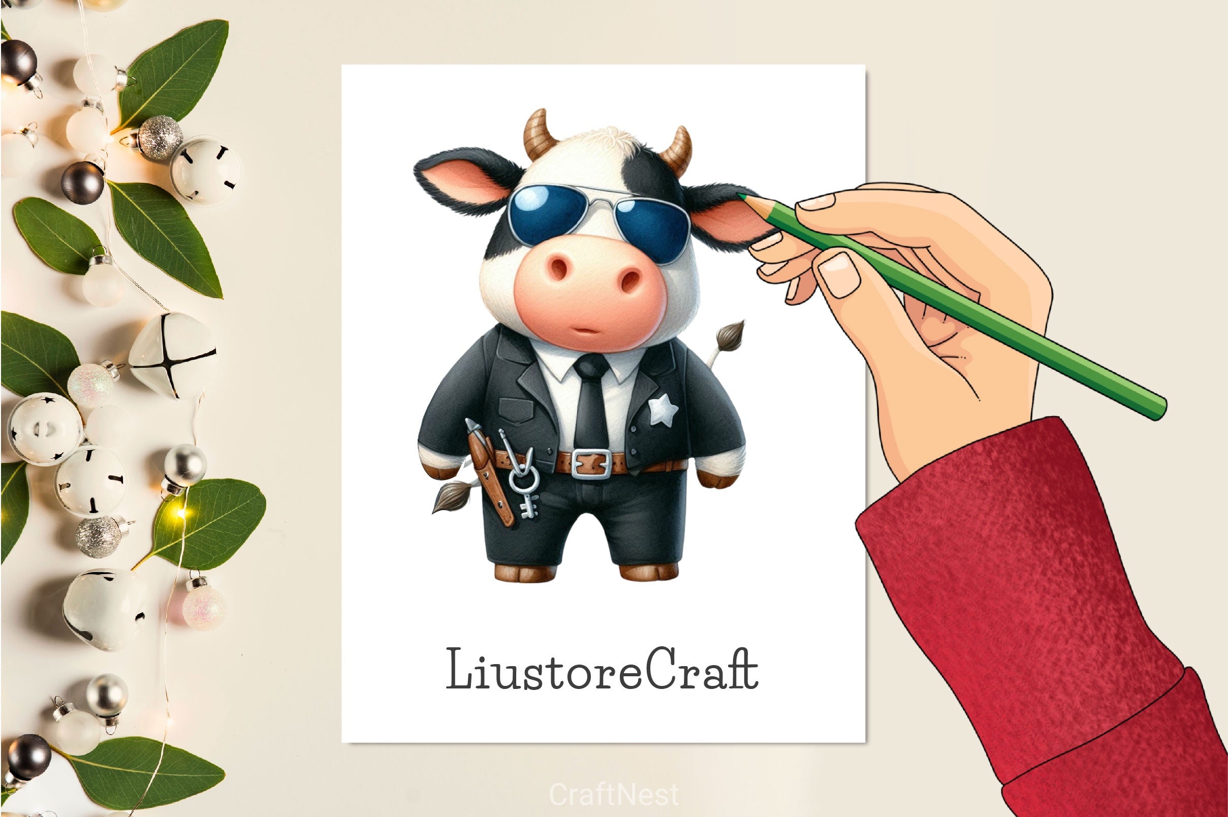 Cute Animals Bodyguard Animals Clipart Bundle - CraftNest - Digital Crafting and Art