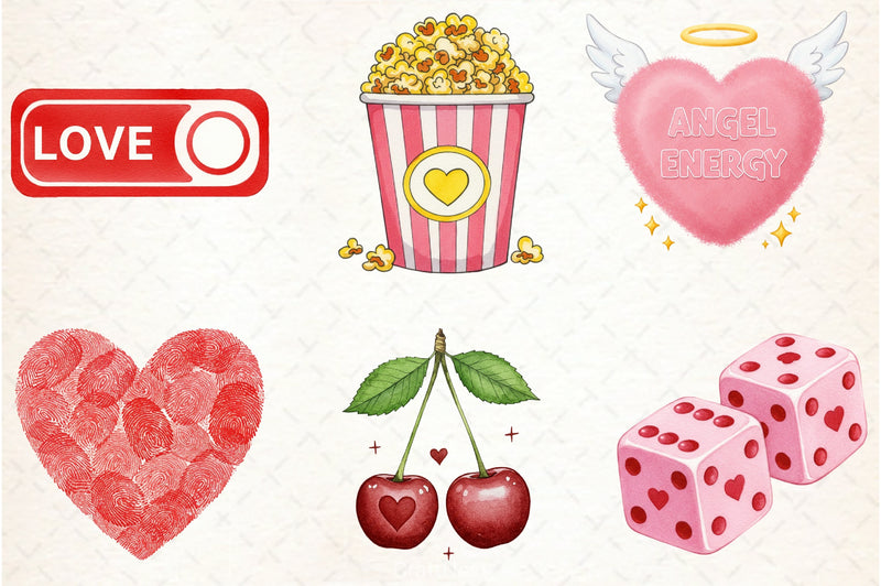Valentine's Day Clipart Bundle  2 - CraftNest - Digital Crafting and Art