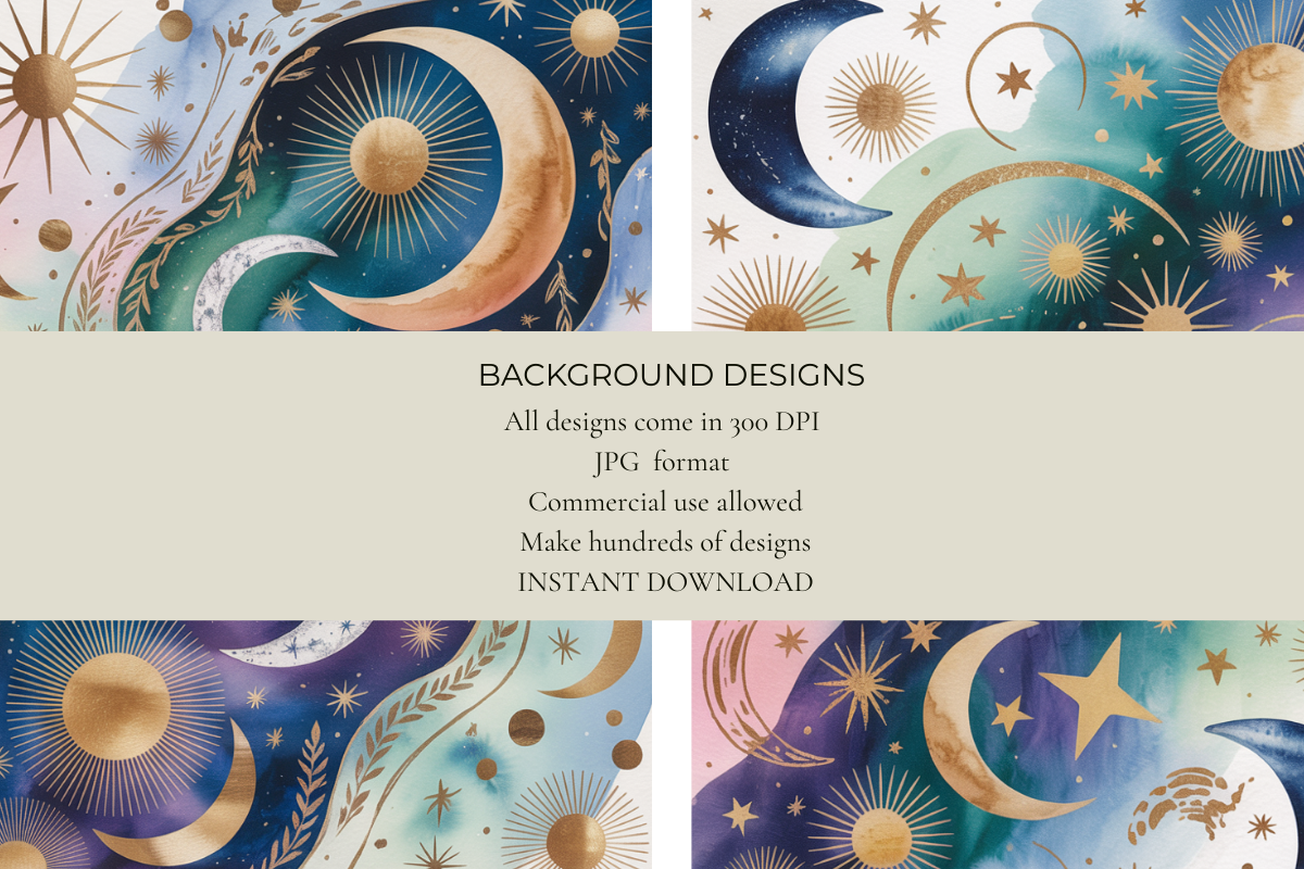 Celestial Goddess Junk Journal Papers