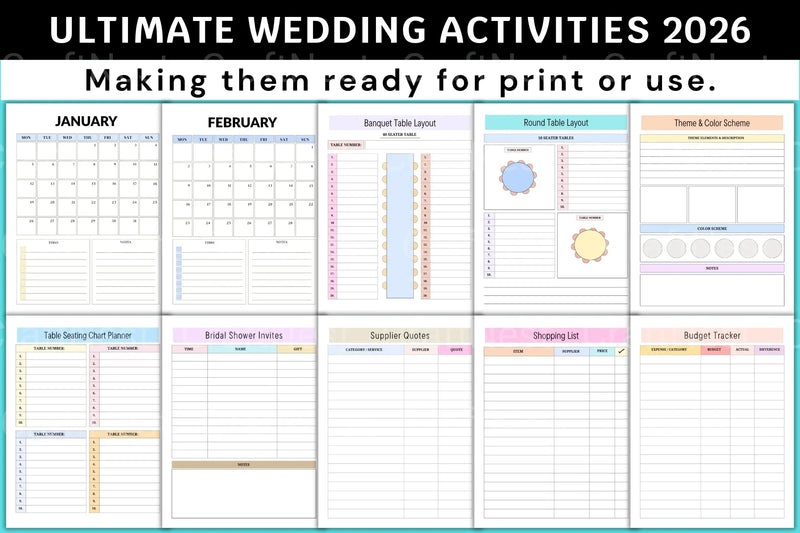 Ultimate Wedding Activities Guide - CraftNest - Digital Crafting and Art