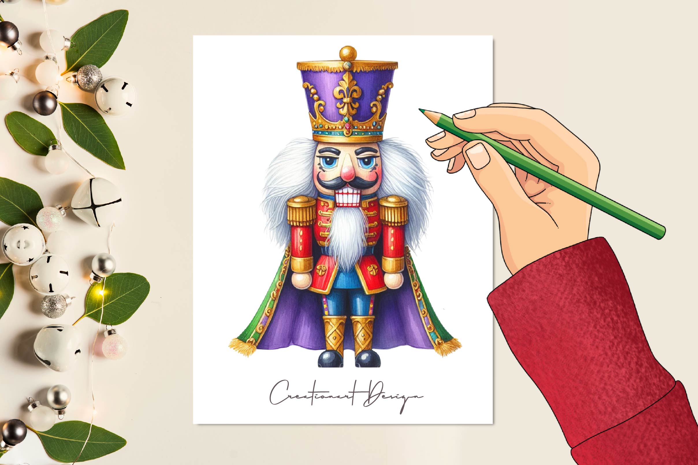 Mardi Gras Nutcracker Clipart Bundle - CraftNest - Digital Crafting and Art