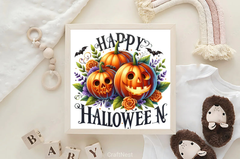 Cute Halloween Clipart Bundle 30 - CraftNest - Digital Crafting and Art