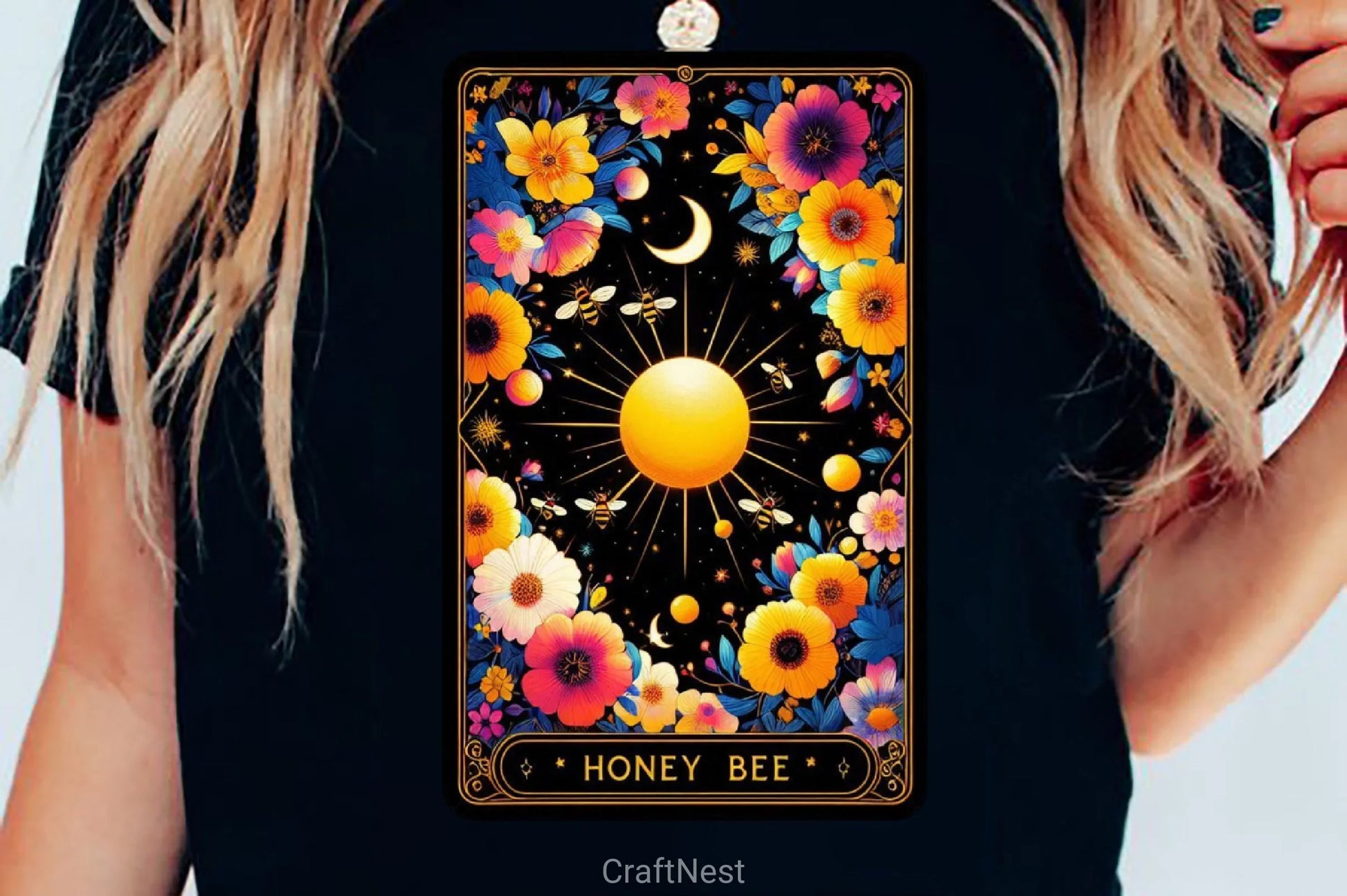 Honey Bee Tarot Card Clipart Bundle 22 - CraftNest - Digital Crafting and Art