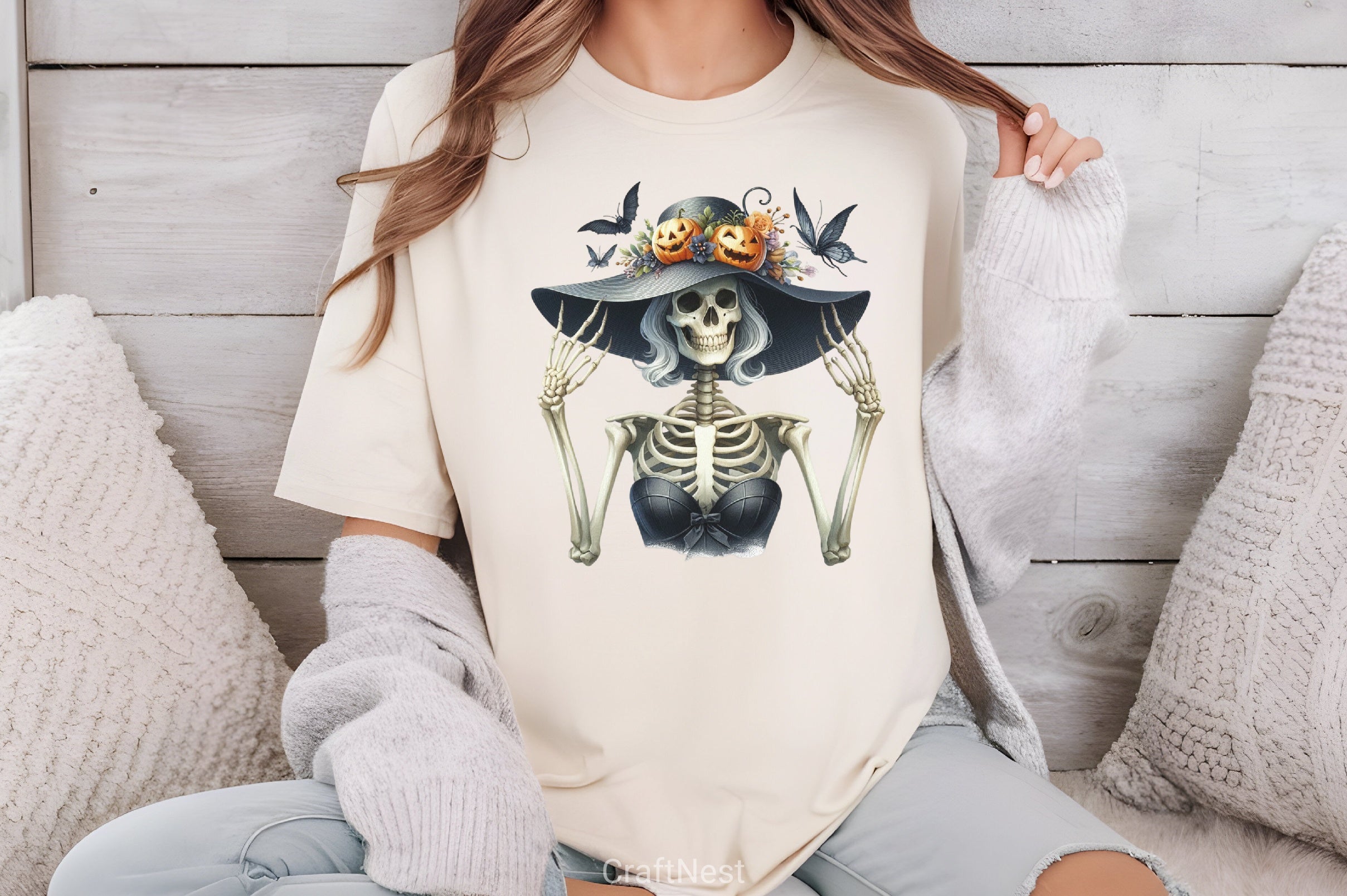 Halloween Skeleton Clipart Bundle - CraftNest - Digital Crafting and Art