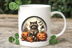 Halloween Raccoon Clipart Bundle 2 - CraftNest - Digital Crafting and Art