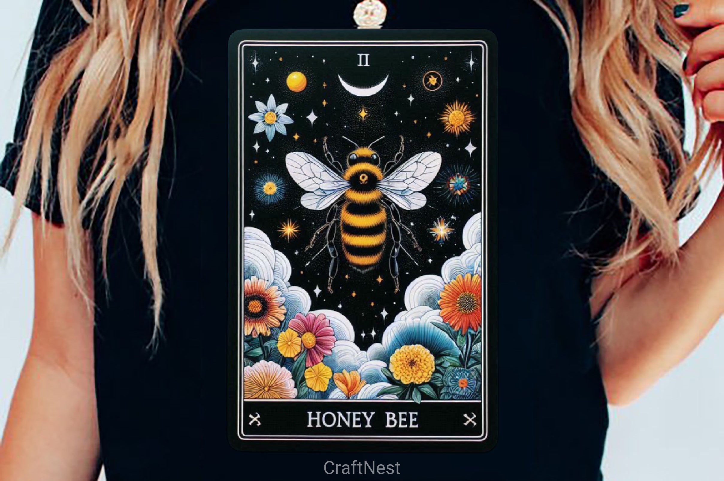 Honey Bee Tarot Card Clipart Bundle 13 - CraftNest - Digital Crafting and Art