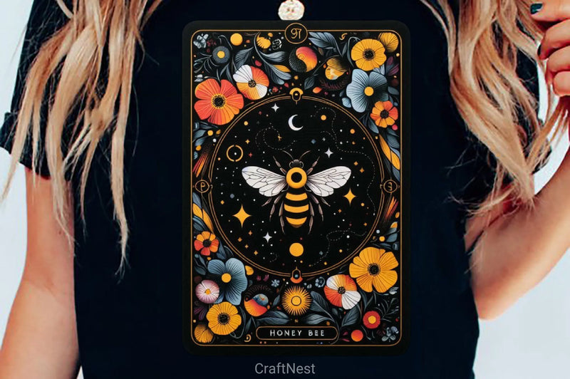 Honey Bee Tarot Card Clipart Bundle 23 - CraftNest - Digital Crafting and Art