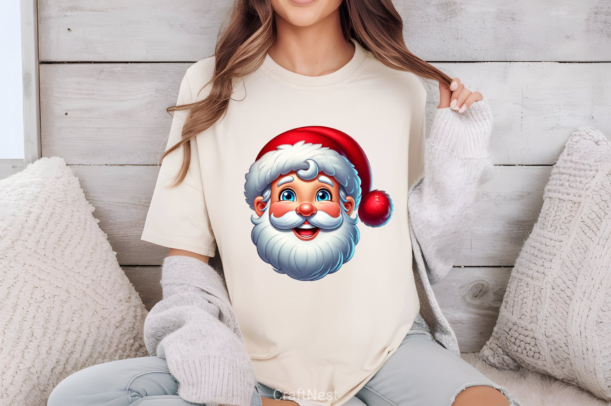 Christmas Santa Clipart Bundle 6 - CraftNest - Digital Crafting and Art