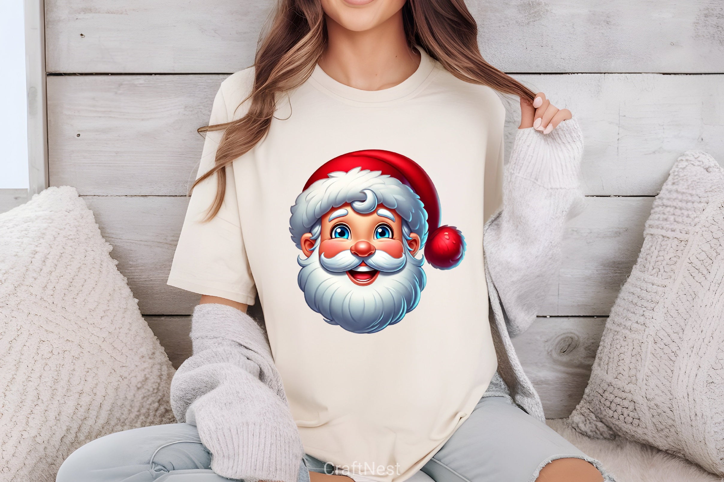 Christmas Santa Clipart Bundle 6 - CraftNest - Digital Crafting and Art