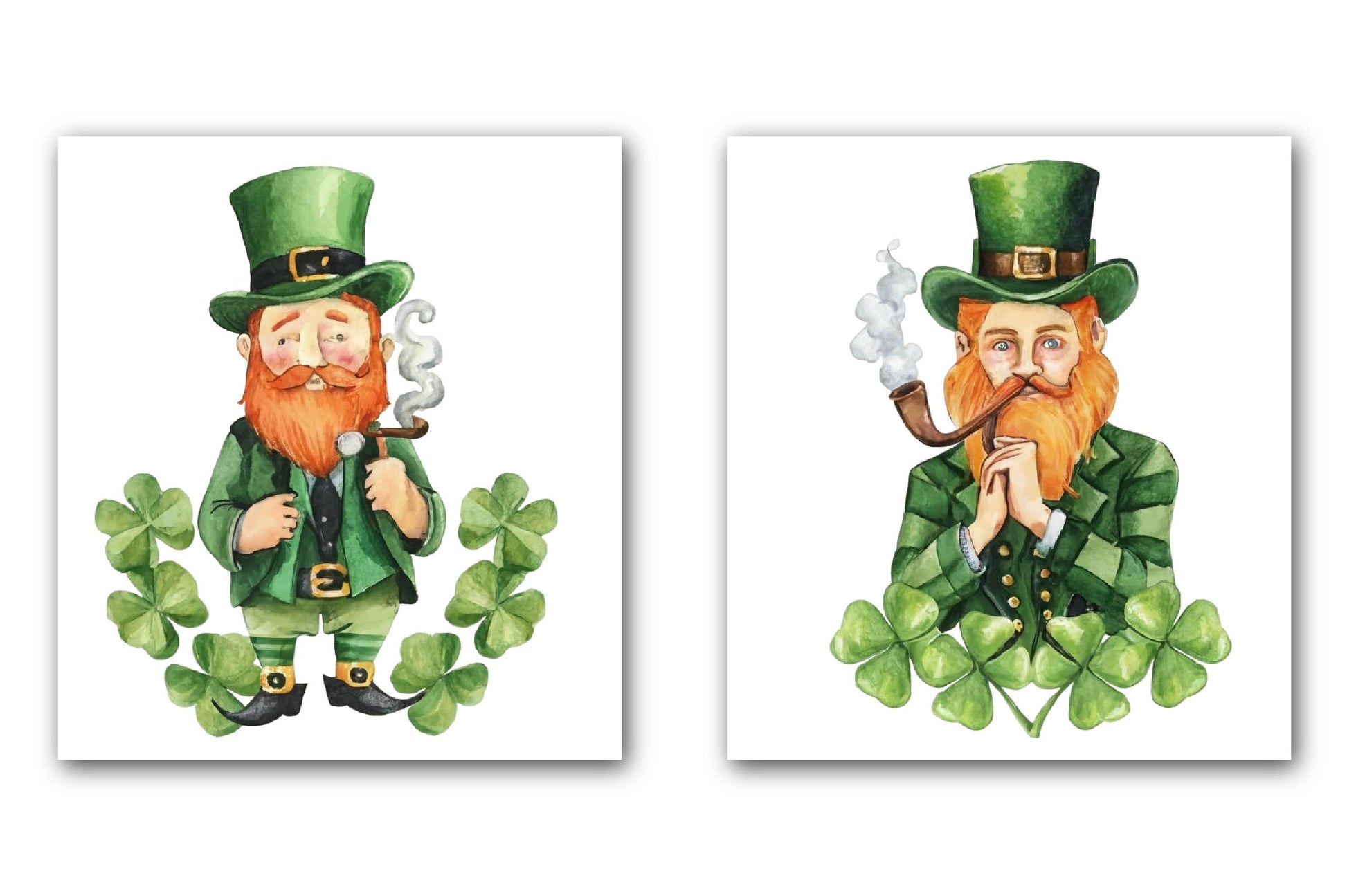 Leprechaun Cartoon Character Clipart Bundle - CraftNest - Digital Crafting and Art