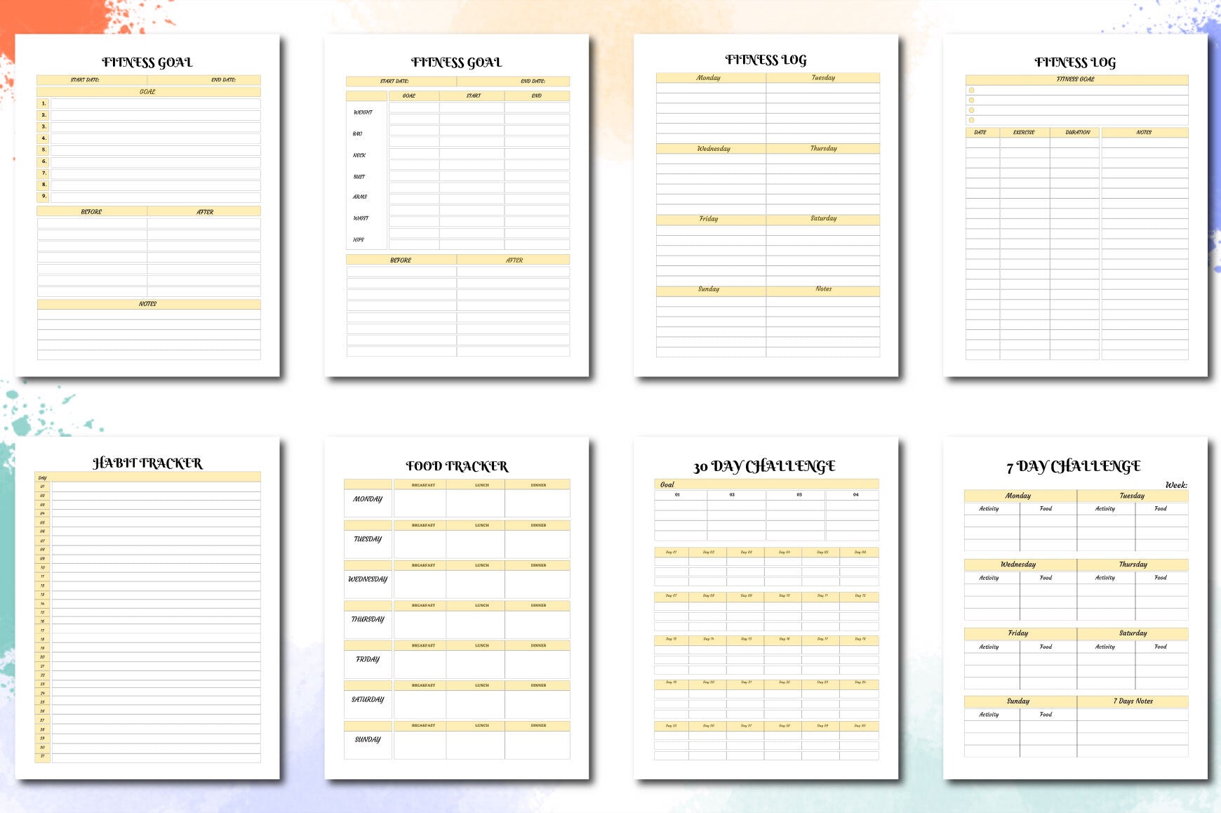 Fitness Planner