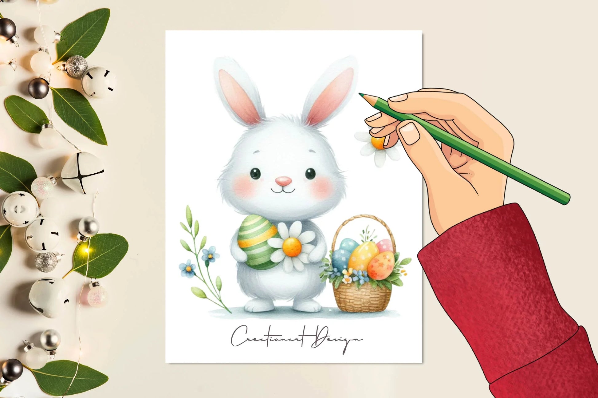 Easter Bunny Clipart Bundle 5 - CraftNest - Digital Crafting and Art