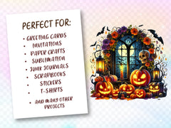 Window Halloween Clipart Bundle - CraftNest - Digital Crafting and Art
