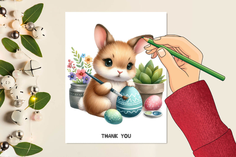 Easter Bunny Clipart Bundle 7 - CraftNest - Digital Crafting and Art