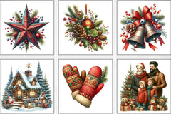 Rustic Christmas Clipart Bundle - CraftNest - Digital Crafting and Art